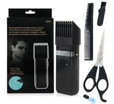 Máquininha Xz389 Barba Cabelo Fer Pézinho Recarregável