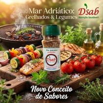 Mar Adriático D'sab Grelhaos e Legumes Tempero 0% Sódio 100% Natural 50g