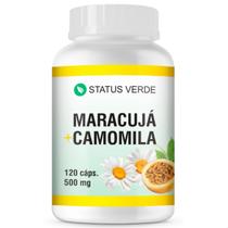 Maracuja + Camomila 100% Natural 120 Cáps - Status Verde