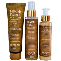 Maravilhoso Kit Com hidratante, iluminador Corporal e body Splash Provocante Porán Maravilhoso Kit Com hidratante, iluminador Corporal e body Splash Provocante Porán