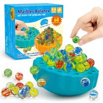 Marble Game Ninigai Wobble Balance Stacking para crianças de 6 a 12 anos e família