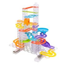 Marble Run Set Fat Brain Toys Trestle Tracks Deluxe 124 unidades