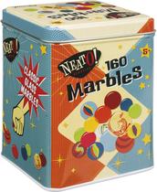 Marbles Toysmith Neato! Classics 160 em uma caixa de lata para crianças Marbles Toysmith Neato! Classics 160 em uma caixa de lata para crianças