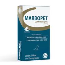 Marbopet 27,5mg (10kg) - Caixa Com 10 Comprimidos - Ceva