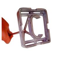 Marca De Gado Letra C Para Bovinos Equino Inox 7cm