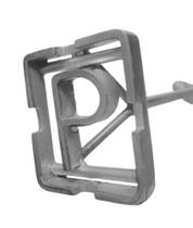 Marca De Gado Letra P Para Bovinos Equino Inox 7cm