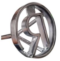 Marca De Gado Letra R - Estilo Rei Do Gado - Inox 7 Cm