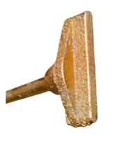 Marca De Gado Número 1 Aço Nodular De 5 Cm - Cabo Madeira Marca De Gado Número 1 Aço Nodular De 5 Cm - Cabo Madeira