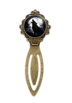 Marca Página Lobo uivante Lua Cheia Fascinante