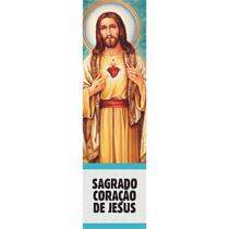 Marca página Sagrado Coração de Jesus. c/ 50un - Marca página religiosos