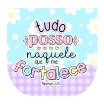 Marca Páginas Magnético - Kit Com 10 - Versículos Fofinhos