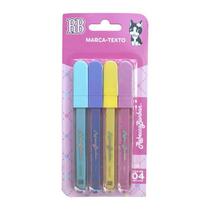 Marca-Texto 4 Cores Pastel RB1402