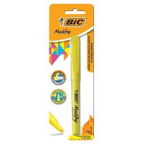 Marca Texto Amarelo Bic Fluorescente Ponta Chanfrada C/1 Un