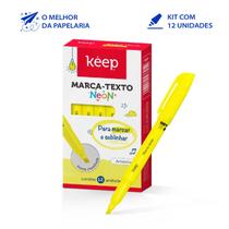 Marca texto amarelo cx 12pcs