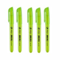 Marca texto amarelo fluorescente chanfrado brw 12un