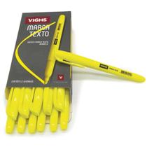 Marca texto amarelo vighs c/12