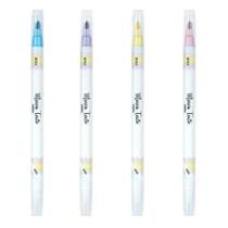 Marca Texto Apagável - 4 Cores diferentes Amarelo, Rosa, Azul e Lilás / Brw