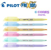 Marca Texto Apagável Pilot Frixion Light Pastel - Kit C/6