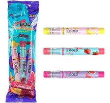 Marca Texto Be Bold Fruit Edition Picolé Kit 3 Cores Newpen