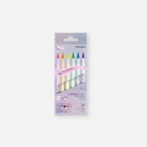 Marca Texto Brush Pen - Lumina Highliter - 6 Cores Neon