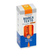Marca Texto BRW Fluorescente 12 Und Laranja