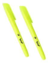 Marca Texto BRW Fluorescente Amarelo 2 uni. - CA2011 Marca Texto BRW Fluorescente Amarelo 2 uni. - CA2011