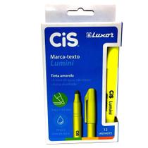 Marca texto cis lumini amarelo caixa com 12 un Marca texto cis lumini amarelo caixa com 12 un