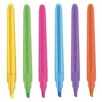 Marca Texto CIS Lumini Lite 6 Cores Neon Kit Completo