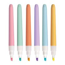 Marca Texto CIS Lumini Lite 6 Cores Pastel Kit Completo