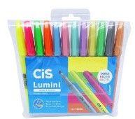 Marca texto cis lumini neon/pastel c/12 Marca texto cis lumini neon/pastel c/12