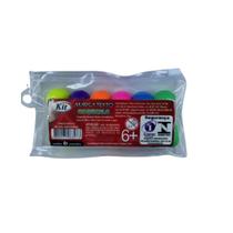 Marca Texto Cogumelo Kit Contém 6 Unidades Cores Neon