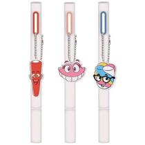 Marca Texto com Chaveiro Fini - 3 Modelos Coloridos