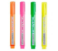 Marca Texto Compactor Destaq Kit C/4 Cores