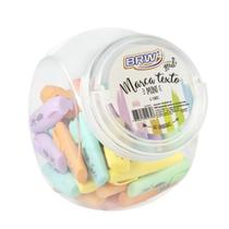 Marca-texto Cor Pastel Mini - 1 Unidade c/ 6 Cores: Rosa, laranja, amarelo, verde, azul e lilás - BRW