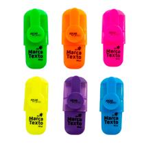 Marca Texto Cores Neon 6 Unidades Ponta Chanfrada - Jocar Office Marca Texto Cores Neon 6 Unidades Ponta Chanfrada - Jocar Office