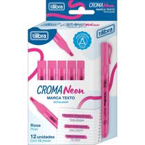 Marca Texto Croma Rosa Neon Marca Texto Croma Rosa Neon