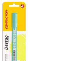 Marca-Texto Destak Pastel Verde Compactor - 1 unidade Marca-Texto Destak Pastel Verde Compactor - 1 unidade