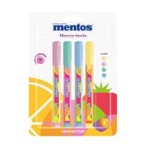 Marca-Texto DESTAQ MENTOS - 4 Cores Pastel - Schneider