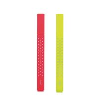 Marca Texto Dobrável Neon Ponta Poliéster Cores Vibrantes - BRW