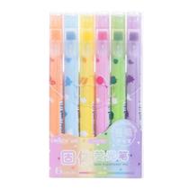 Marca Texto Em Gel Próprio Para Estudos Bíblicos 6 Cores