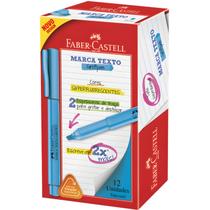 Marca Texto Faber Castel Grifpen Neon Marcador Azul Caneta