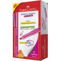 Marca Texto Faber Castel Grifpen Neon Marcador Rosa Caneta