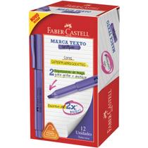 Marca Texto Faber Castel Grifpen Neon Marcador Roxo Caneta