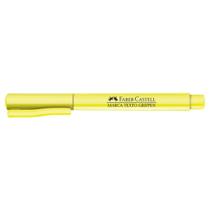 Marca Texto Faber-Castell Grifpen Amarelo Neon Blister - Formato Ergonômico Triangular com Ponta Chanfrada Média