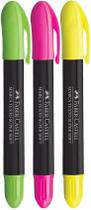 Marca Texto Faber Castell Supersoft Ponta Em Gel Kit Com 3 Un