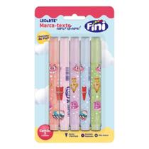 Marca Texto Fini Com Cheirinho kit com 5 uni
