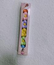 Marca texto flores 6 cores