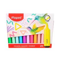 Marca Texto Fluo Peps 12 Cores Maped
