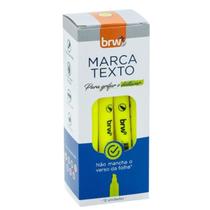 Marca Texto Fluorescente Amarelo Caixa Com 12 Unidades 14cm
