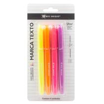 Marca Texto Fluorescente C/ 4 Cores - Bee Unique